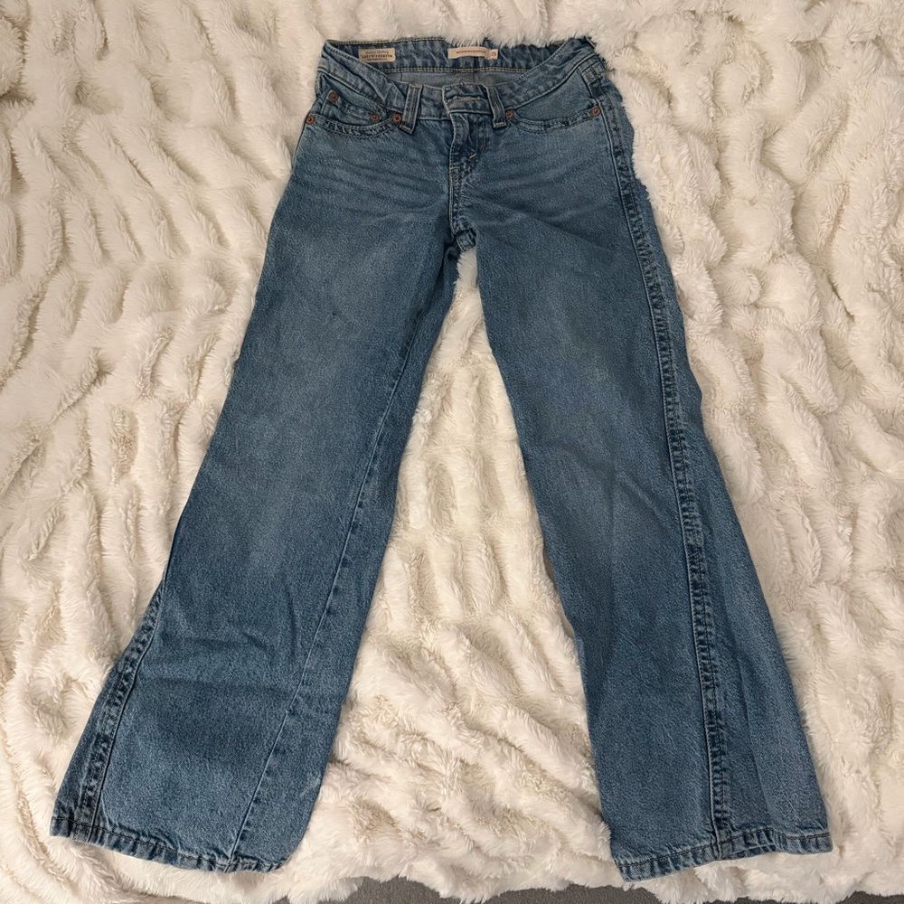 LEVIS NOUGHTIES BOOTCUT JEANS 25W 30L